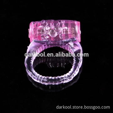 C010/Hot selling sex toy for men comfortable vibrating rubber penis cock ring